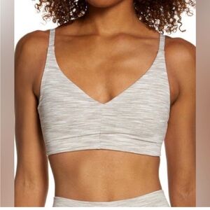 Outdoor Voices Flow FreeForm Bralette in Oatmeal